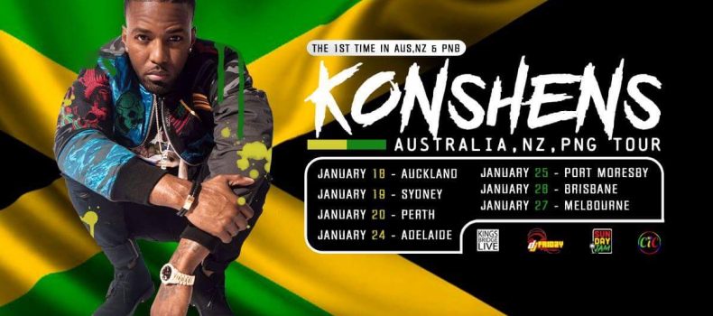 Konshens 2019 Australian Tour !