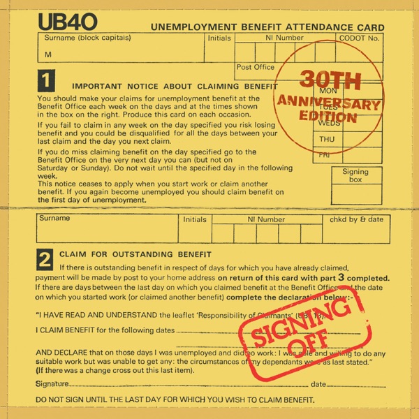 UB40 – Signing Off (2010 Remaster)