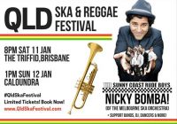 Nicky Bomba! QLD Ska & Reggae Festival-Sat 11 Jan 8pm