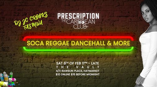 Prescription Nightclub x Dancehall, Soca, Reggae