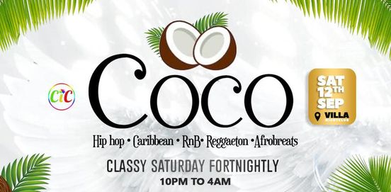 COCO Caribbean Reggaeton Afrobeats Saturday Night