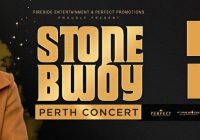 Stonebwoy Official Perth Shutdown Concert