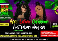 MELBOURNE Australia day jam | afro latino caribbean party