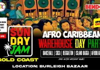 Sunday Jam Gold Coast Warehouse Afrocaribbean Day party