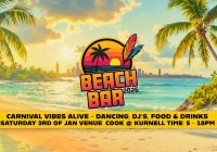 Beach Bar 2026 – Carnival Vibes Sat 3rd of Jan 2026