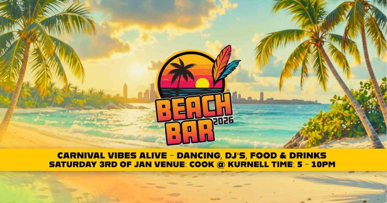Beach Bar 2026 – Carnival Vibes Sat 3rd of Jan 2026