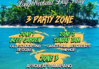SUNDAY JAM LONG WEEKEND ABERDEEN HOTEL 3 zones