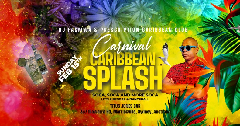 Caribbean Splash 'CARNIVAL EDITION" : Marrickville Rhythms at Titus Jones